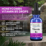 HoneyCombs Vitamin B5 gouttes-pipette: absorption facile pour routine santé