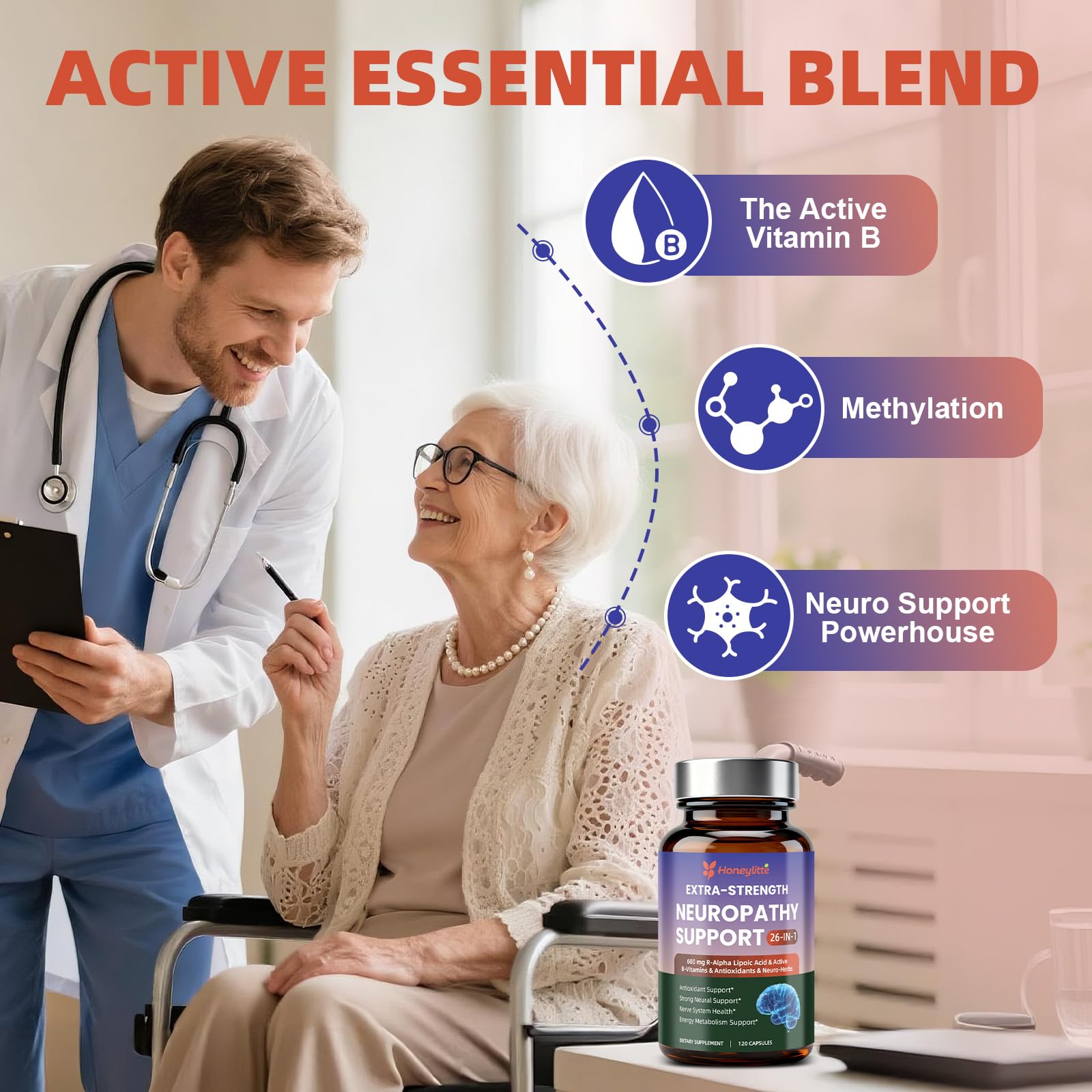 Honeylitte Acetyl-L-Carnitine : ingrédient clé énergétique.