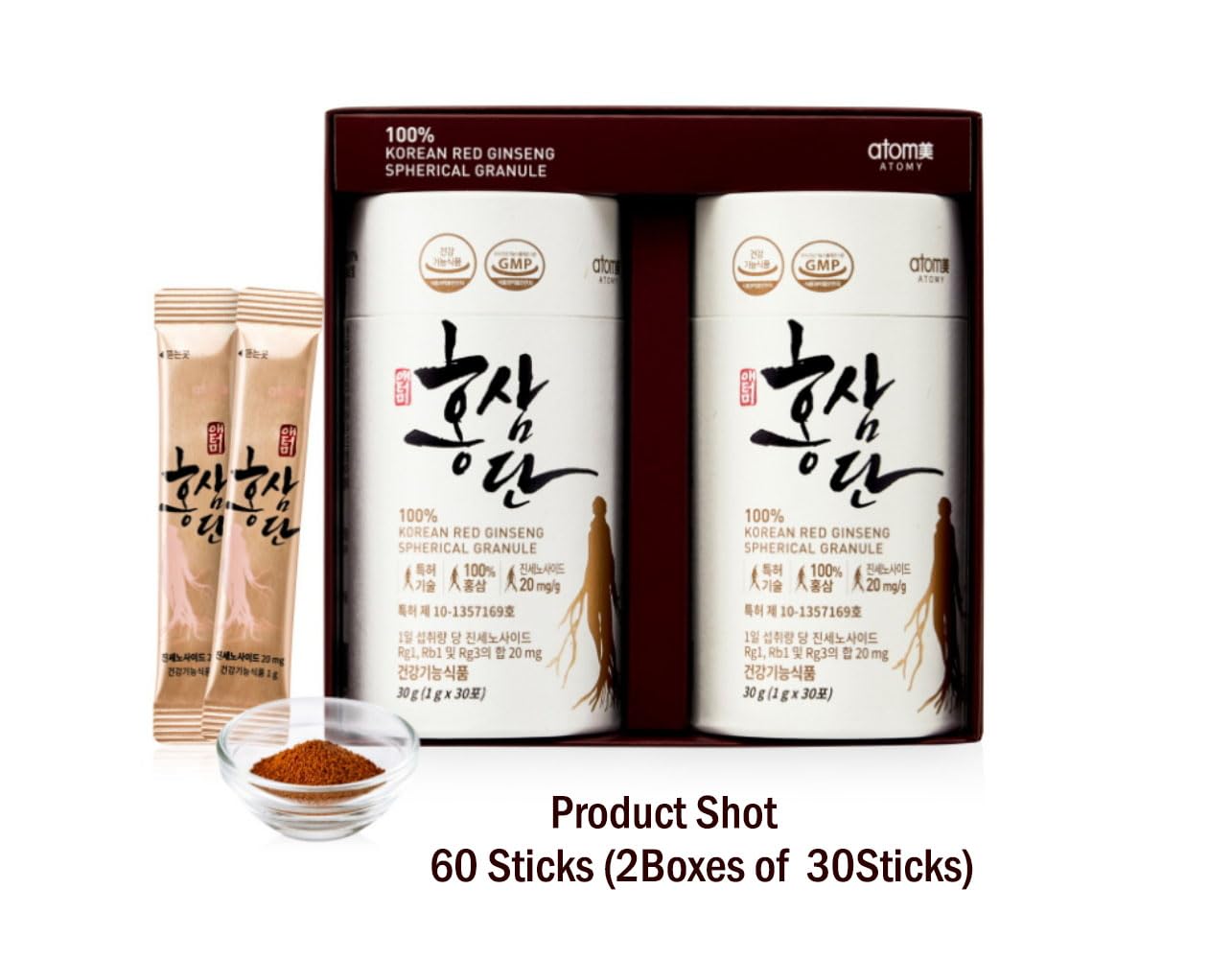 Hongsamdan ginseng rouge – sachets pratiques, dégustation quotidienne facilitée.
