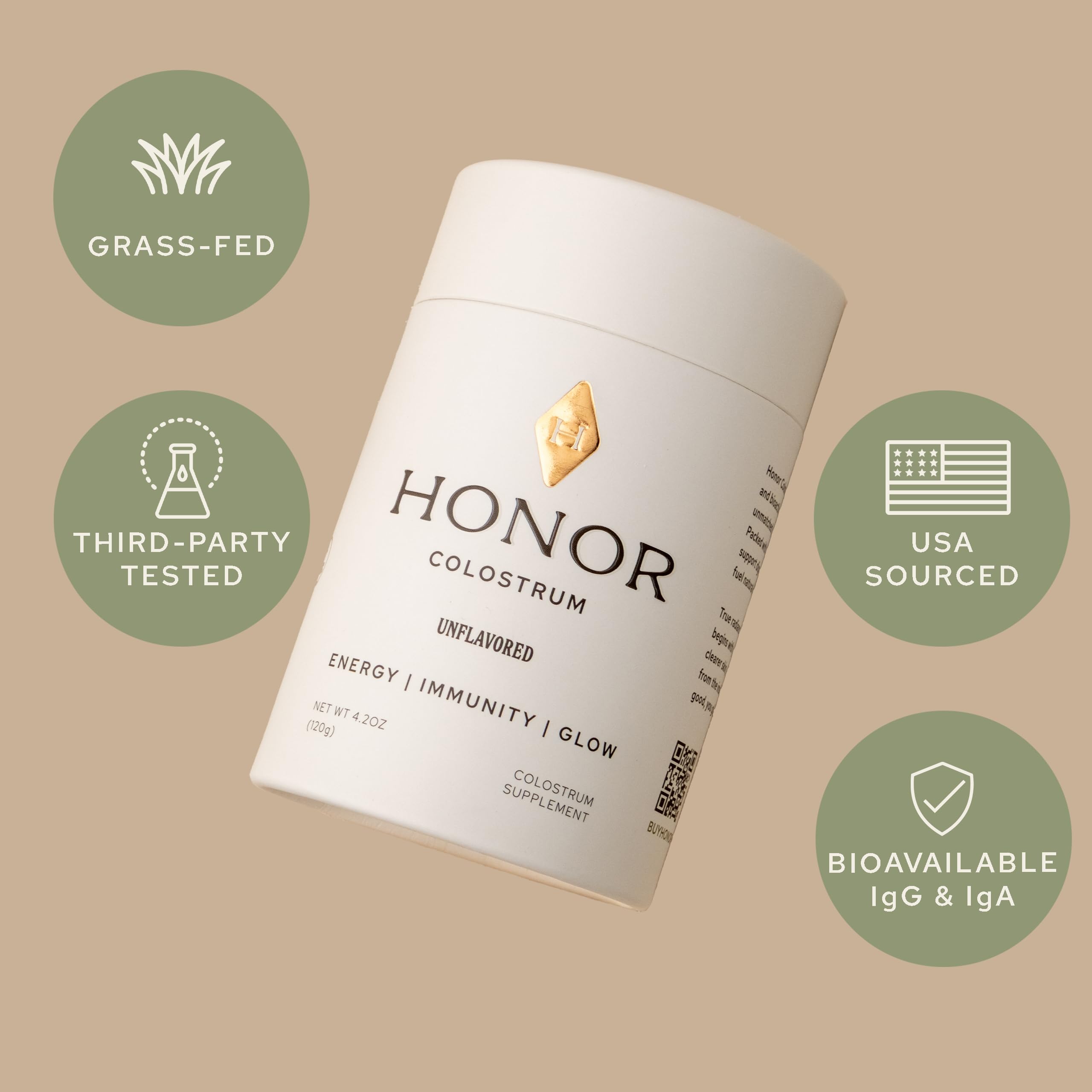 HONOR Colostrum poudre formule propre sans hormones ni additifs