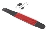 Ceinture Hooga sur le dos offrant une lumière rouge et infrarouge pour le confort.