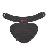 Hooga collier LED rouge triple-puces utilisé sur le cou pour une séance de détente à domicile