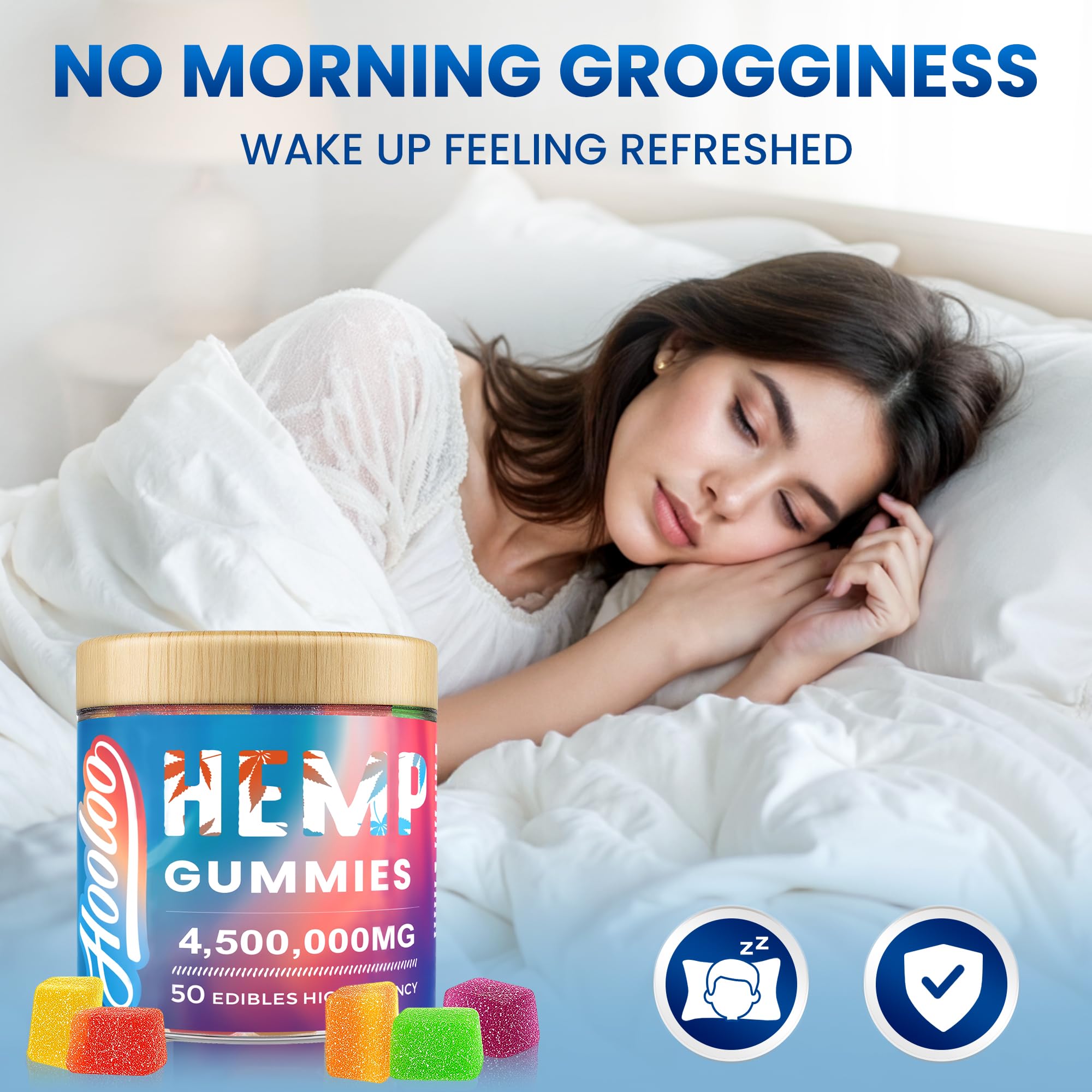 Gommes HOOLOO arômes raisin, pratique collation diurne et relaxante.