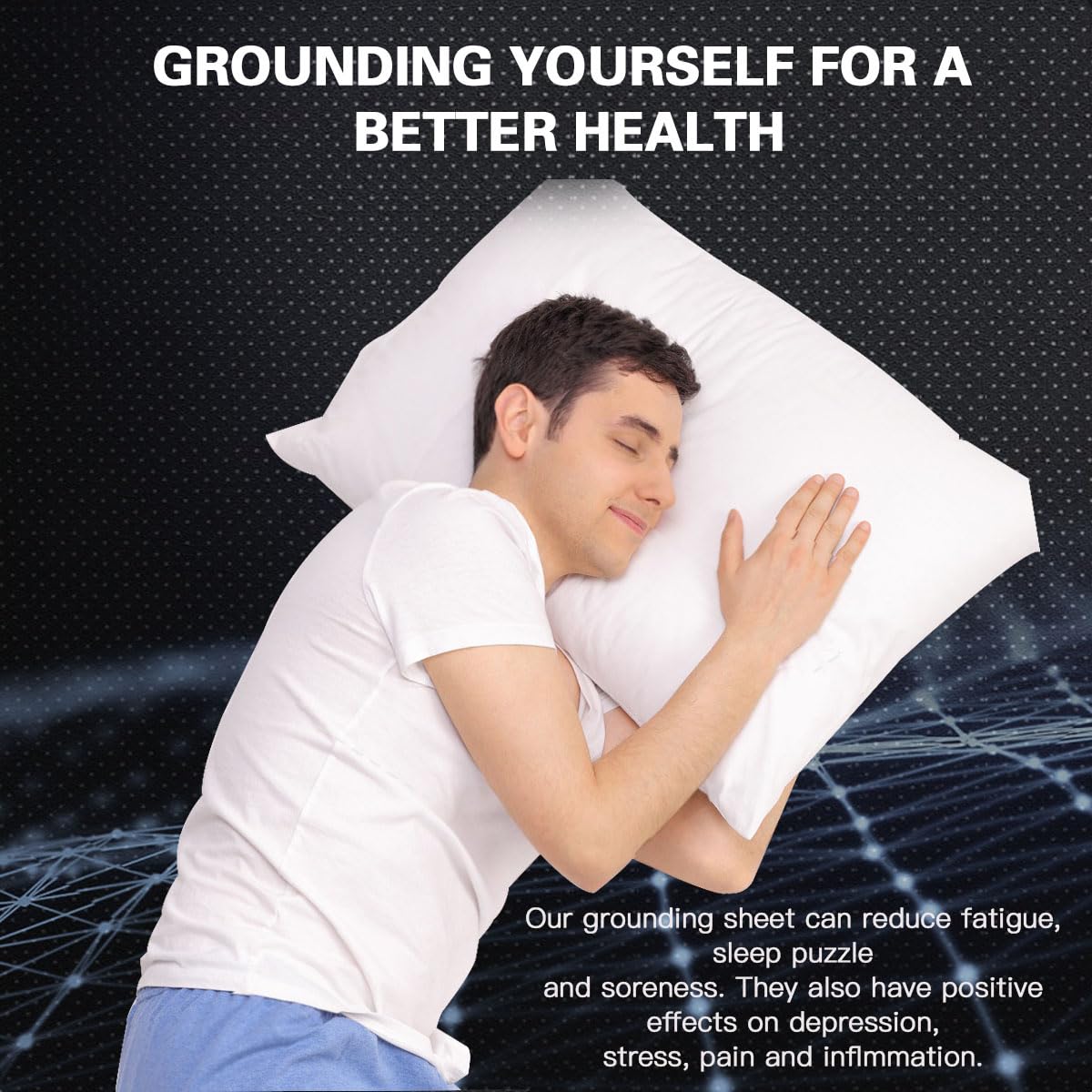 HOOTACH surface conductrice cuir carbone pour le contact peau et le repos