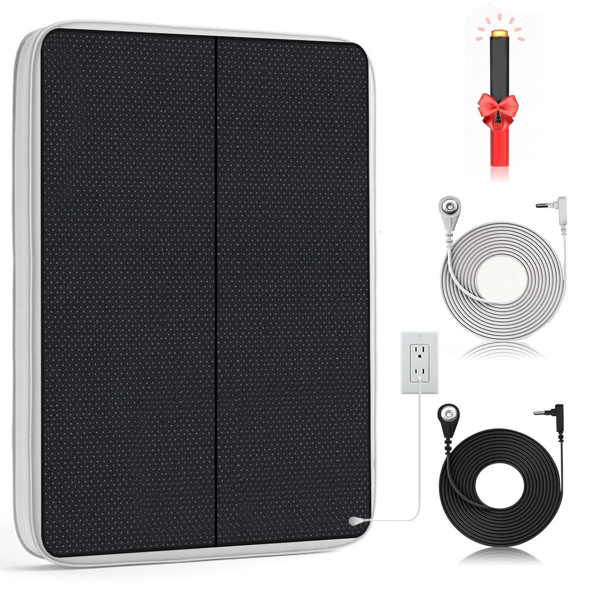 HOOTACH tapis de mise à la terre pour lit favorisant un sommeil réparateur