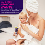 Hope's Relief crème eczéma — absorption rapide sans sensation grasse.