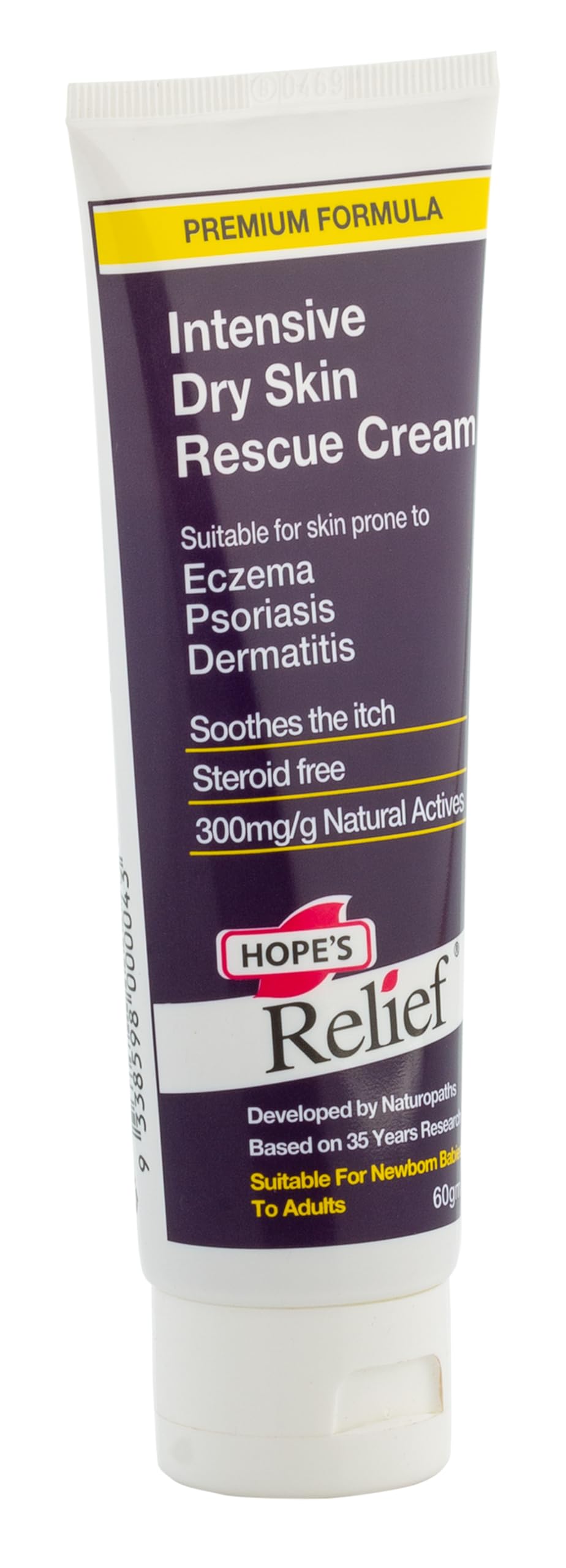 Hope's Relief crème eczéma — alternative douce pour peau irritée et sèche.
