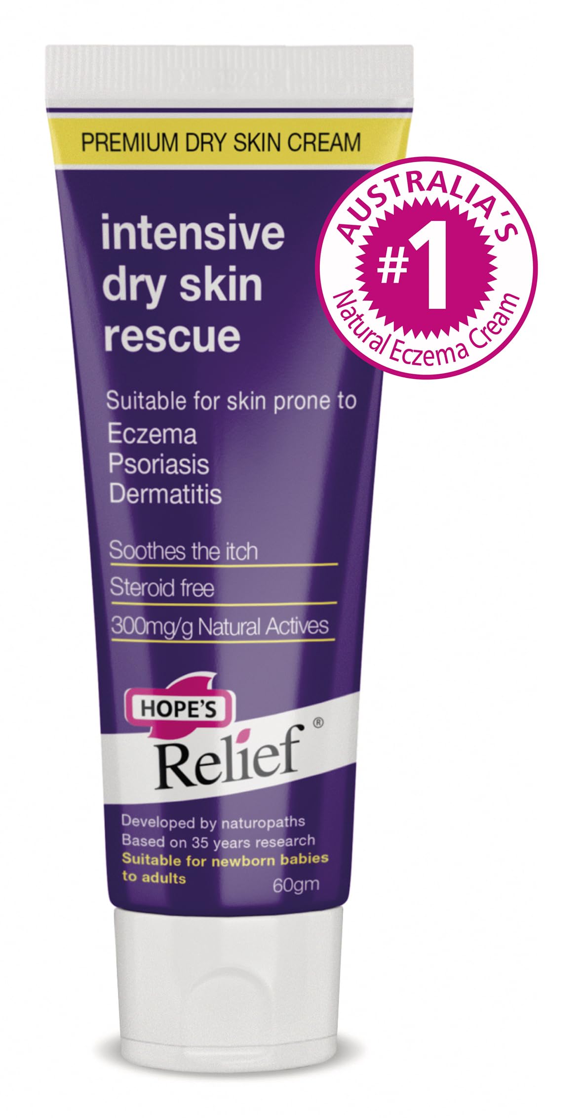 Hope's Relief crème eczéma — soin quotidien sans produits chimiques agressifs.
