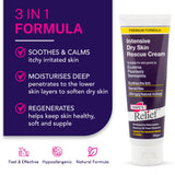 Hope's Relief crème eczéma — texture douce pour hydratation durable.