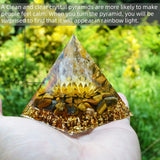 Hopeseed Pyramide Orgone cuivre-lotus, harmonie et énergie décorative.