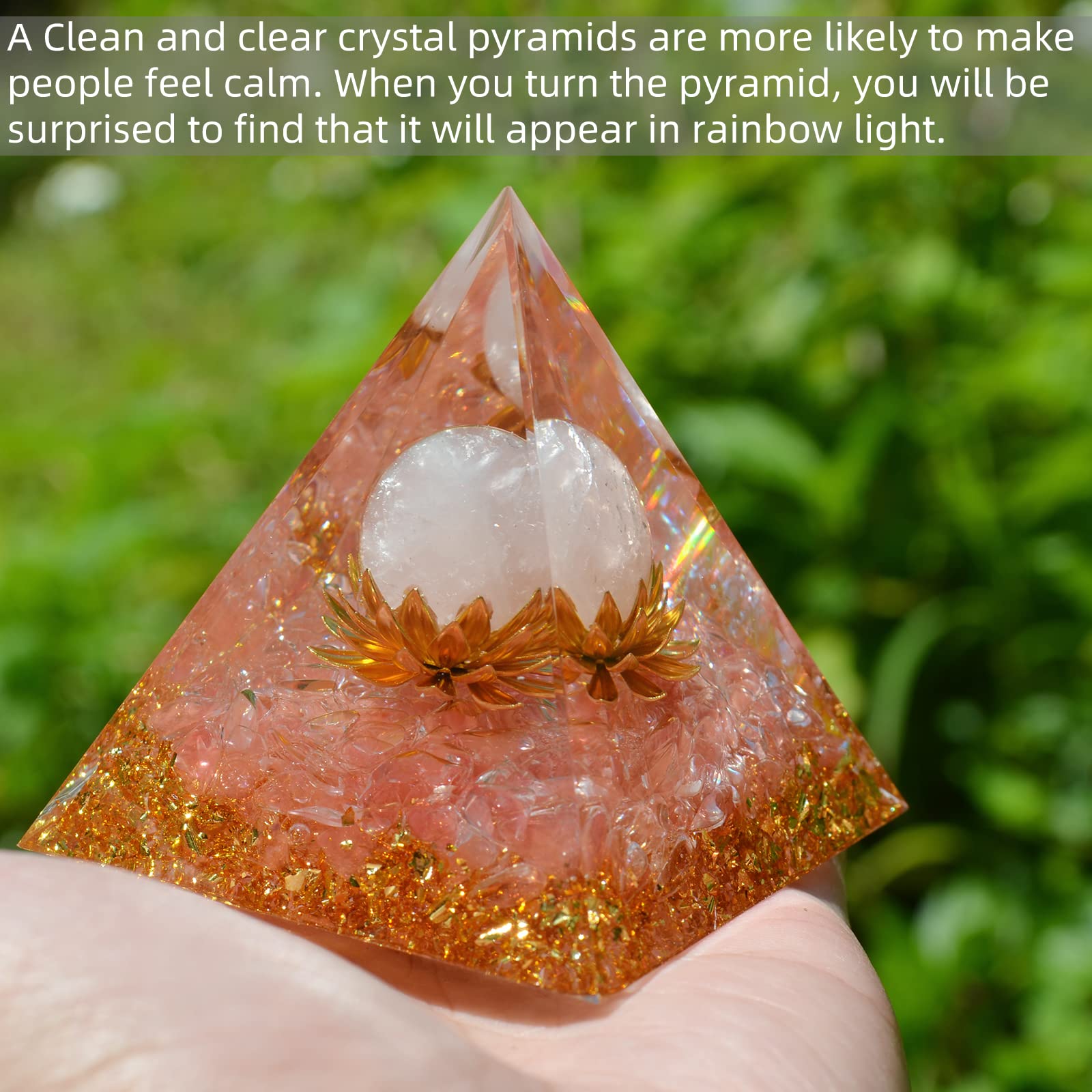 Hopeseed Pyramide Orgone cadeau significatif pour amis et famille