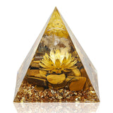 Hopeseed Pyramide Orgone fleurs de vie, énergie positive pour maison et bureau.