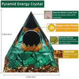 Hopeseed Orgone pyramide pierre lune arc-en-ciel: énergie positive dans votre espace.