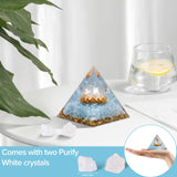 Pyramide Hopeseed Orgonite focus méditation pour concentration et détente.