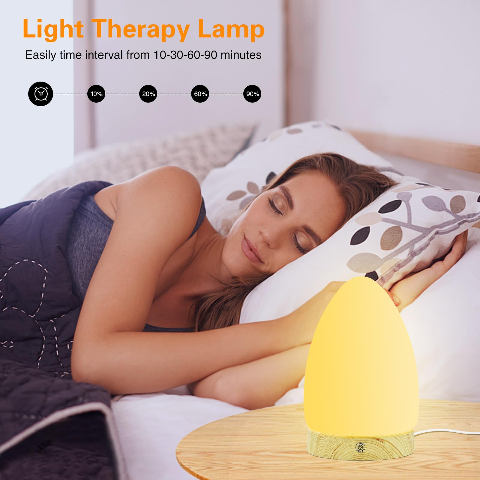 Quatre niveaux de luminosité Hopihe pour personnaliser l'éclairage.