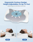Hopihe oreiller housse refroidissante coton-polyester pour nuits fraiches.