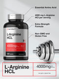 Etiquette et ingrédients sans OGM pour Horbaach L-Arginine 4000 mg.