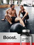Utilisation quotidienne Horbaach L-Arginine 4000 mg, à prendre avec eau.