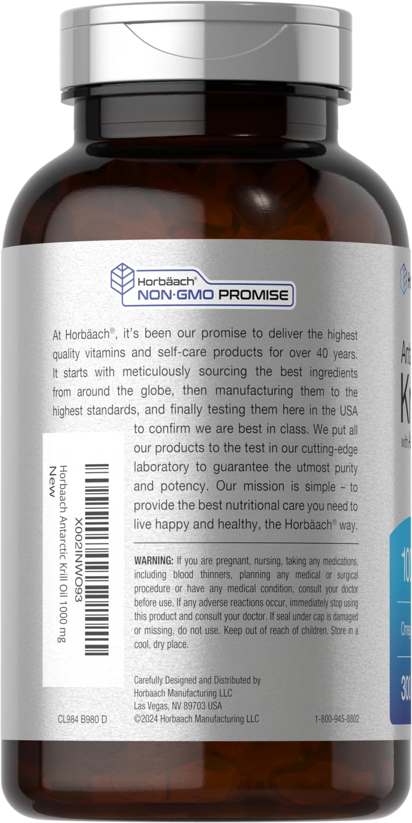 Horbaach astaxanthine naturelle — antioxydant naturel dans la formule Omega-3