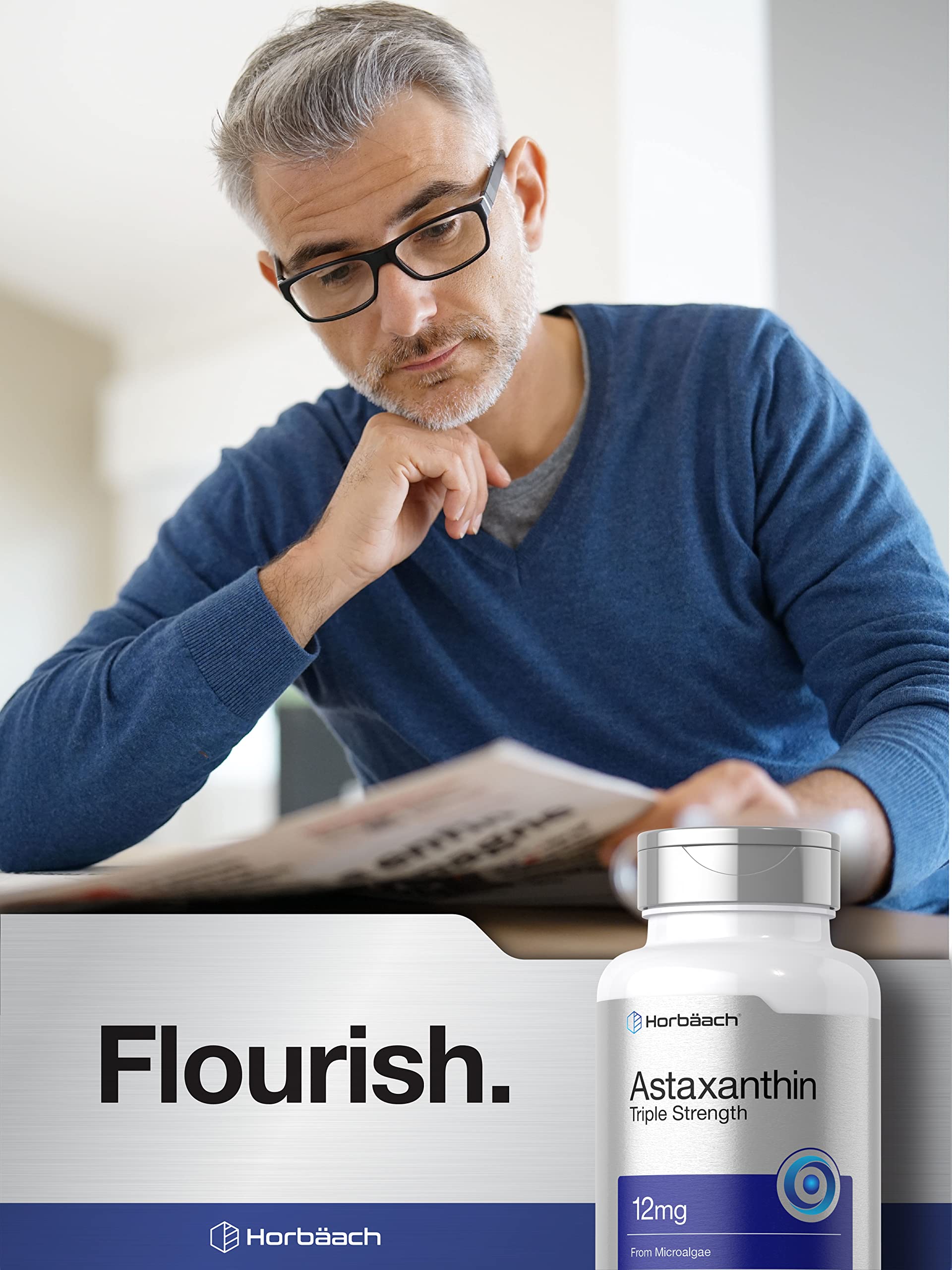 Horbäach Astaxanthine: sans gluten et sans OGM pour plus de choix.