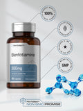 Horbaach Benfotiamine label détail, preuve de pureté et qualité.