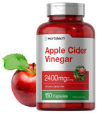 Capsules Horbäach Vinaigre de Pomme, flacon pratique à emporter.