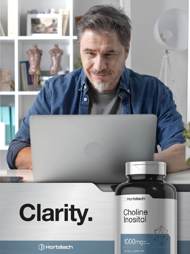 Horbaach Choline Inositol 1000 mg – sans gluten.