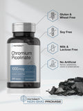 Horbaach Chromium Picolinate étiquette sans OGM et sans gluten