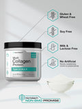 Horbaach Collagen Poudre Mélange Verre, montre l action facile dans un verre.