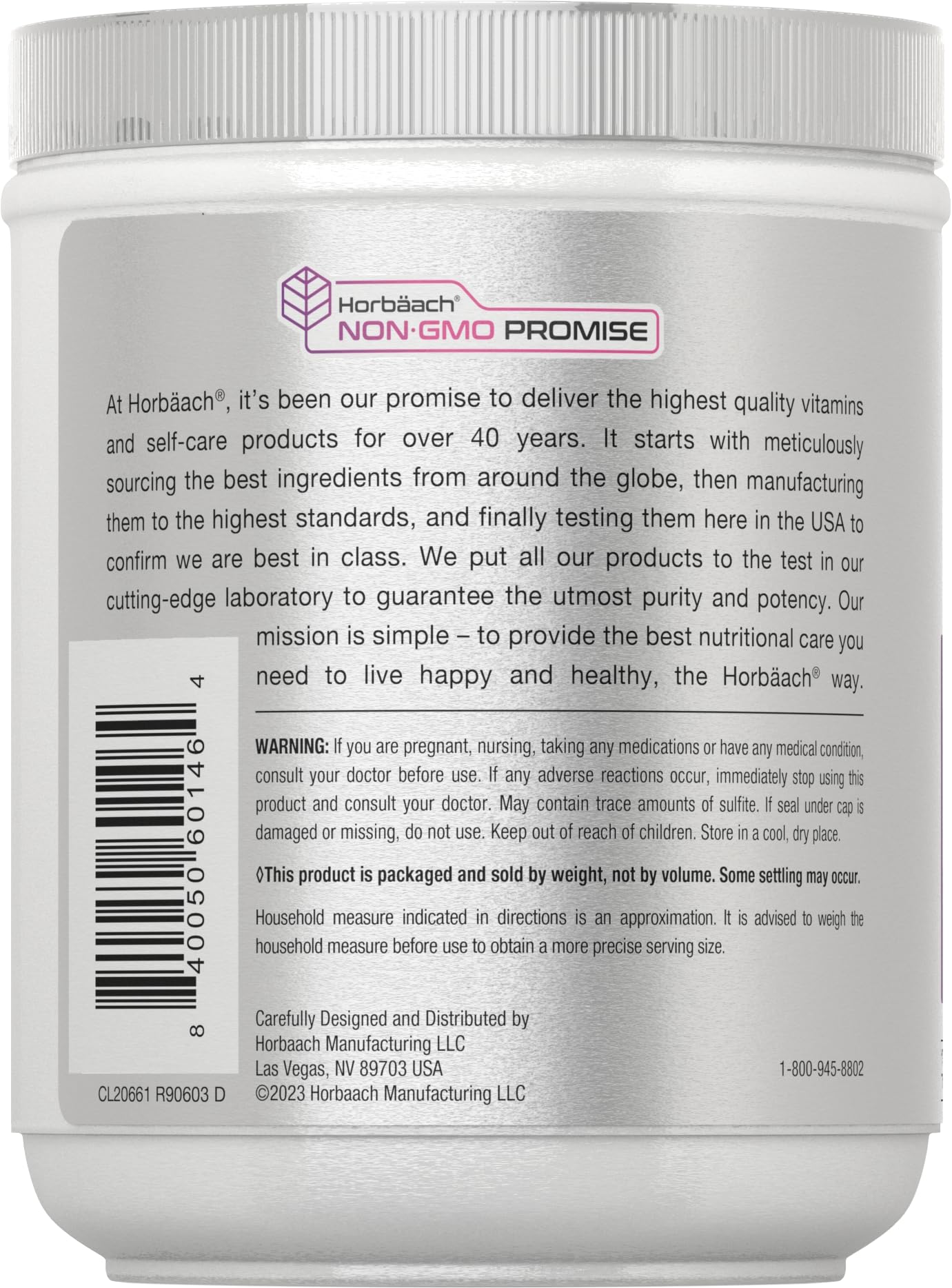 Cuillère-dose Horbäach Verisol: dose précise pour une routine de soin de peau quotidienne.