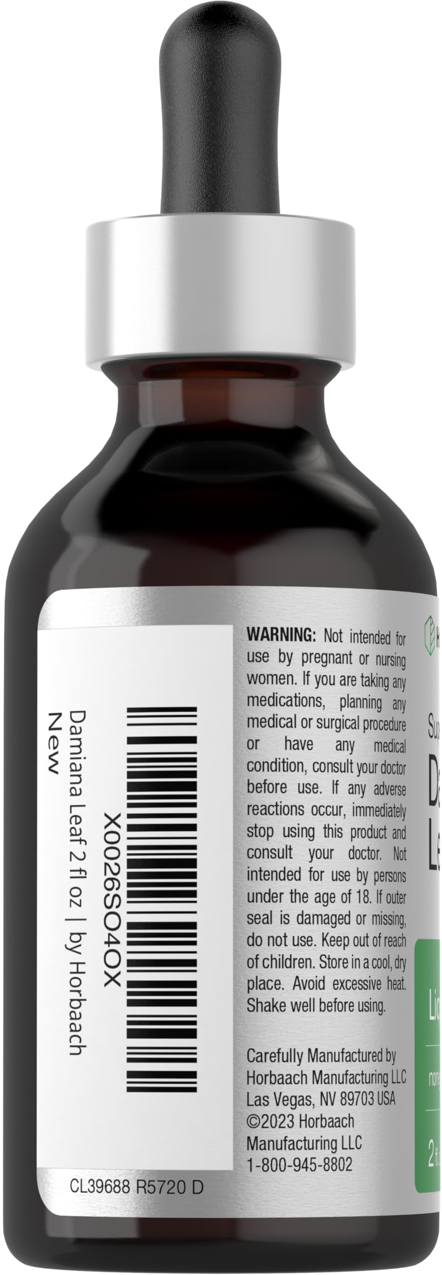 Gouttes Damiana Horbaach – concentré facile à doser pour usage quotidien.