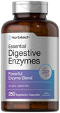 Horbaach Enzymes Digestives Essentielles – bouteille, soutien digestif quotidien et naturel