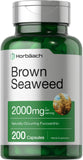 Capsules Horbäach d'extrait d'algue brune, riche fucoxanthine pour une approche naturelle.