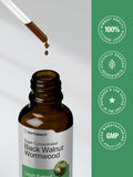 Mise en scène Horbaach Extrait Noix Noire Absinthe, routine bien-être.