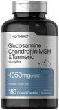 Horbaach Glucosamine Chondroïtine MSM Curcuma : flacon prêt à l'emploi pour les articulations.