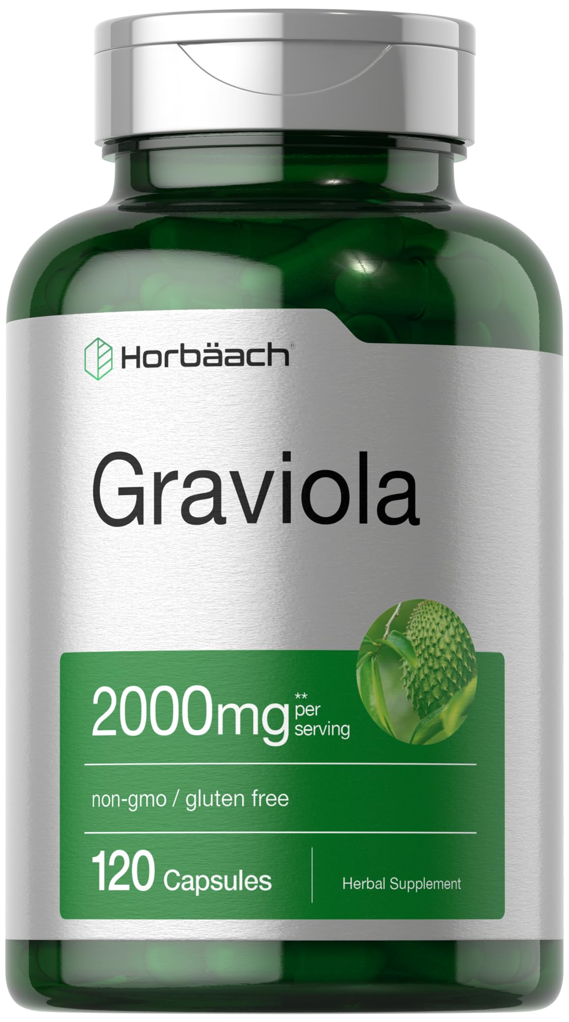Horbäach Graviola: bouteille pratique pour usage quotidien.
