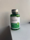 Flacon Horbäach Graviola protégé par un bouchon et une capsule.