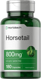 Horbaach Horsetail: bouteille de capsules, source naturelle de silice pour le quotidien.