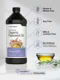 Horbaach huile de lin bio, cuillère dose pratique pour portions quotidiennes