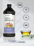 Horbaach huile de lin bio, idéale pour vinaigrette et assaisonnements