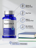Flacon Horbäach Huperzine A 400mcg, gélules faciles à prendre.