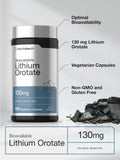 Capsules Horbäach Lithium Orotate sans gluten pour régimes spécifiques.