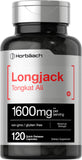 Horbäach Longjack Tongkat Ali : bouteille d'extrait concentré pour énergie naturelle au quotidien.