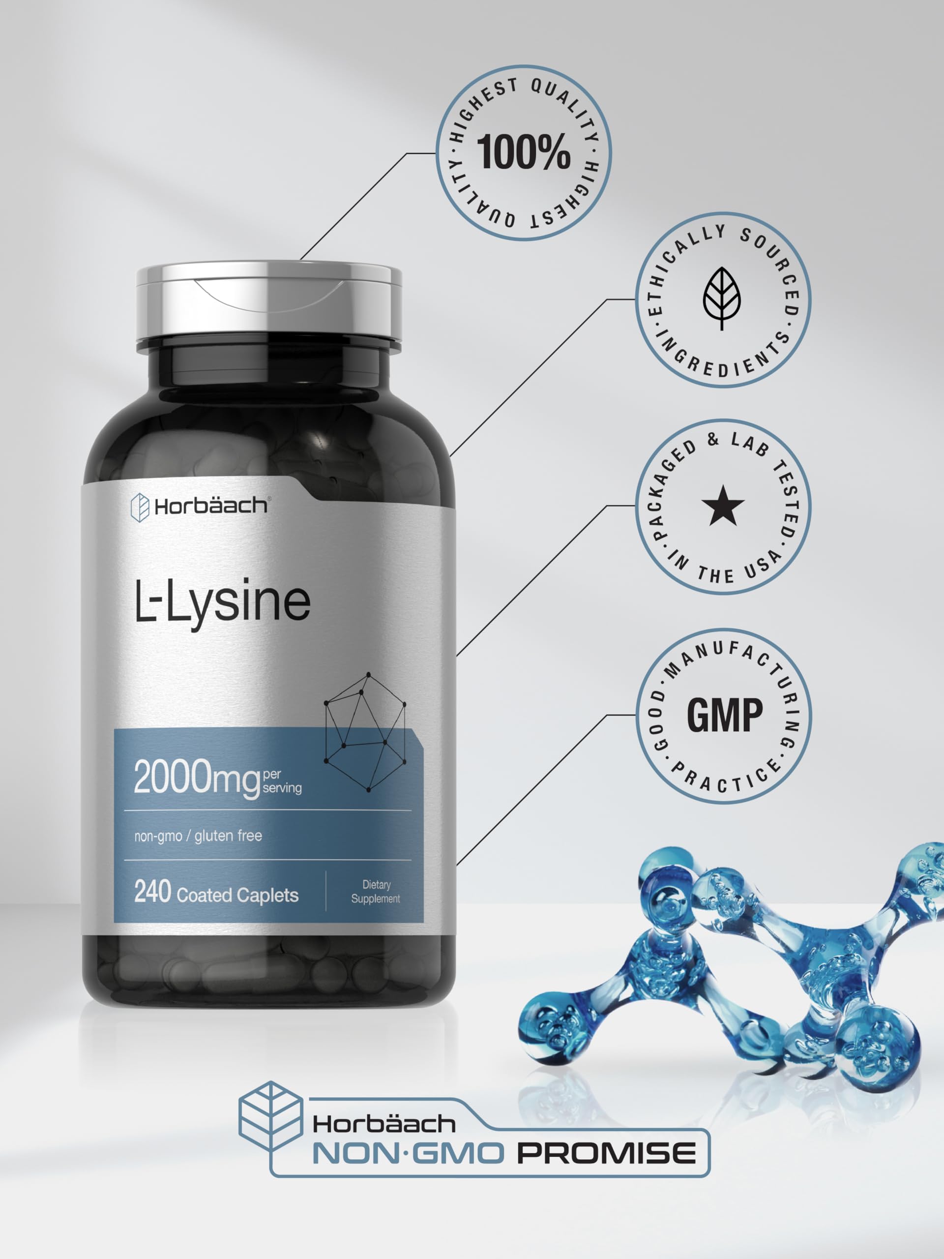L-Lysine forme libre hydrochloride Horbäach, option pratique