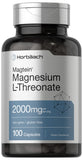 Horbaach Magtein L-thréonate – bouteille de capsules prête pour un usage quotidien
