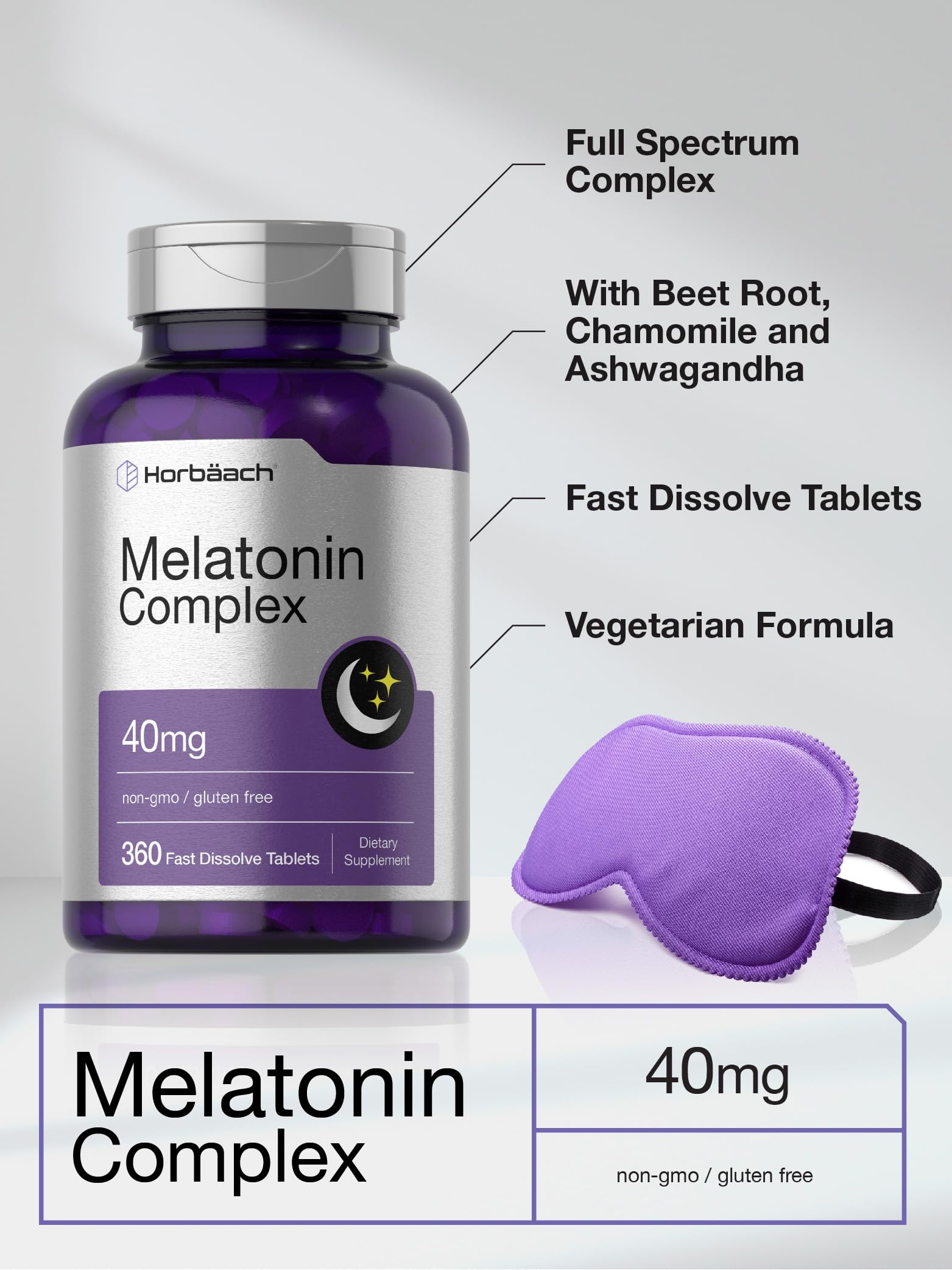 Test en laboratoire et qualité Horbäach Mélatonine Complexe