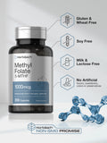 Horbäach Methylfolate emballage compact pour rangement facile