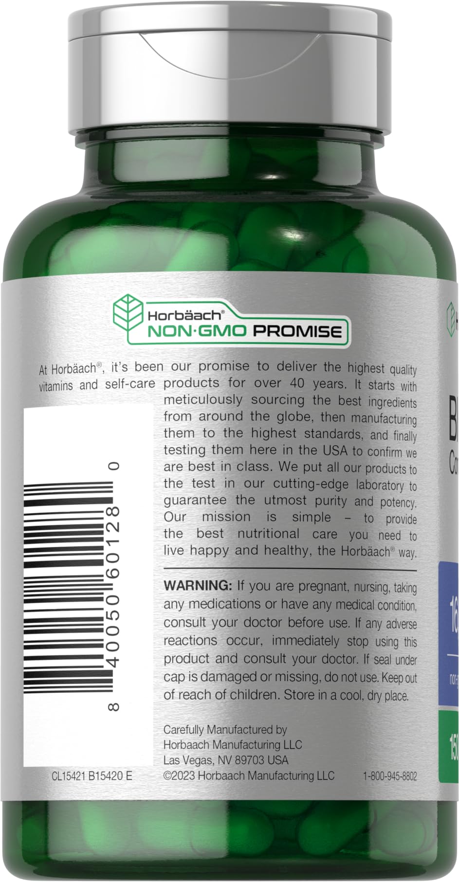Horbäach: riche en polyphénols de bleuets pour un profil nutritionnel.