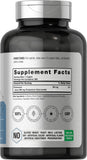 Horbaach Potassium Gluconate caplets en gros plan, dosage clair de 595 mg.