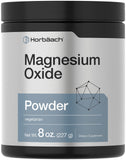 Horbaach poudre d’oxyde de magnésium, versement facile dans la bouteille, usage pratique quotidien.